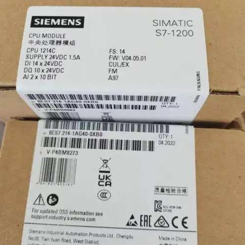 Brand 1 Pcs 6Es7 214-1Ag40-0Xb0 6Es7214-1Ag40-0Xb0 Fast Delivery 0