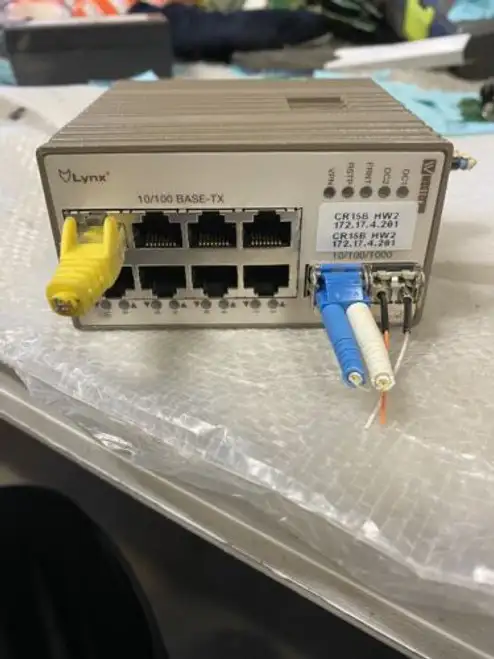 Westermo 3643-0105 L210-F2G 005446 24-48Vdc 240Ma 10/100 Base-Tx 工業交換機