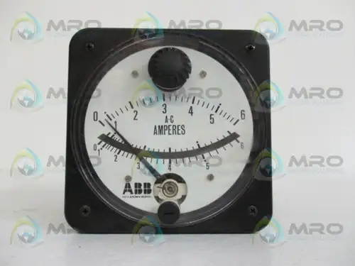 Crompton Abb 07716Fulslssm Panel Meter 0-6Aca
