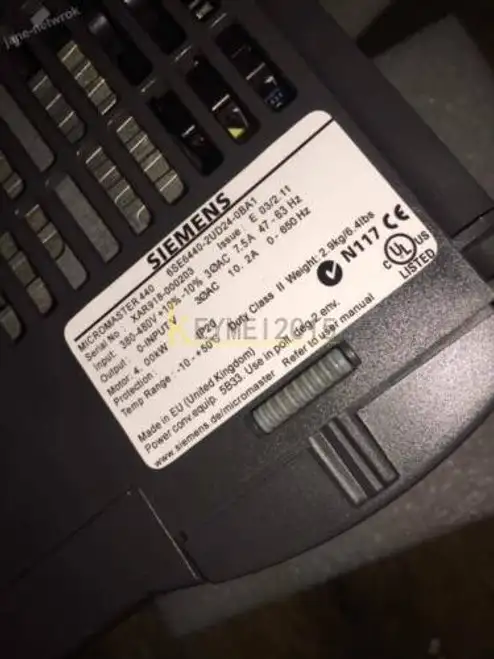 Siemens Mm440 4Kw 380V 6Se6 440-2Ud24-0Ba1 6Se6440-2Ud24-0Ba1 變頻器