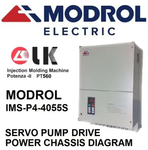 Lk Potenza-II PT-560 Modrol IMS-P4-4055S servo pompa sürücü güç şasesi diyagramı