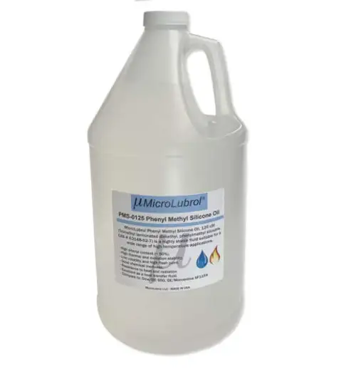 Microlubrol Pms-0125 Phenyl Methyl Silicone Oil 125 Cst Viscosity 1 Gallon