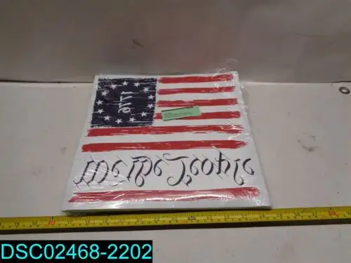 Qty=760: Classic American Flag Heat Transfer