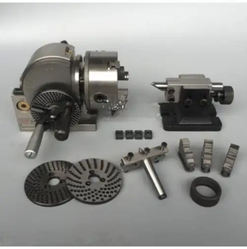 Bs-1 Semi-Universal Quick Dividing Head+6" 160 3-Jaw Chuck For Gear Cutting M