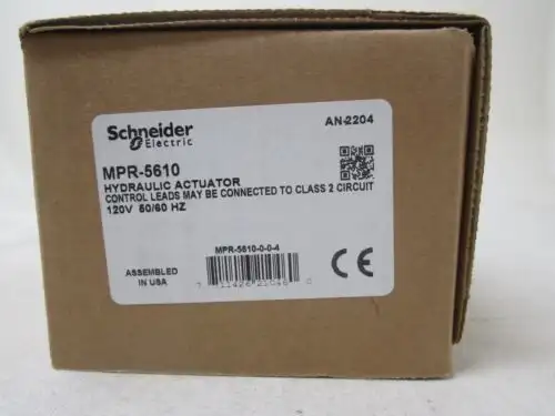 Barber Colman Schneider Mpr-5610 Hydraulic Actuator 120V