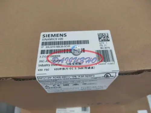 Siemens 6Sl3210-5Be25-5Cv0 Convertor