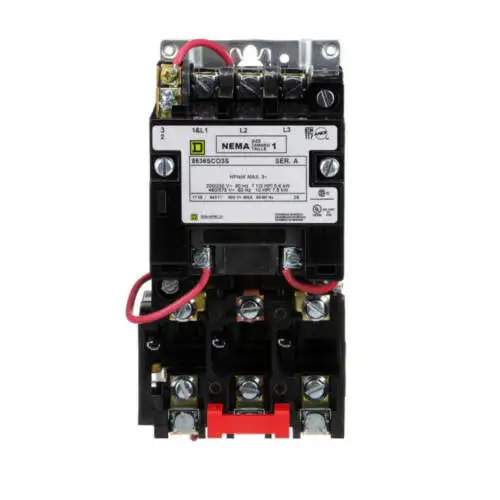 Square D 8536Sco3V01S Magnetic Motor Starter Nema 24V 3P 27A