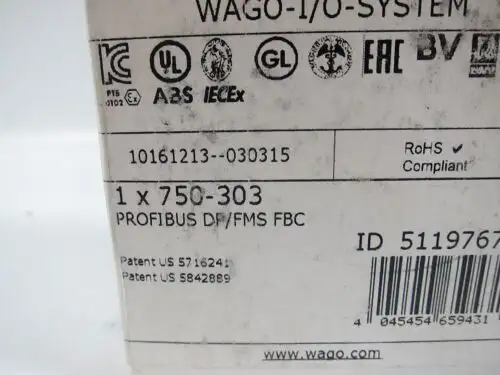 Wago 750-303 Fieldbus Coupler In Expedited