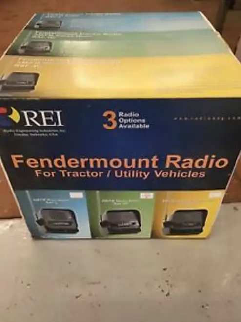 Rei Radio Raf-3D Monture d'aile Am/Fm pour tracteurs