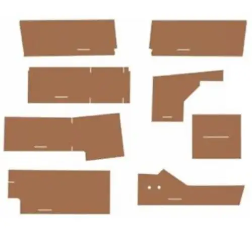 Cd4W220 Kit d'habillage de cabine sans garniture de tête pour Allis Chalmers 4W220 4W305