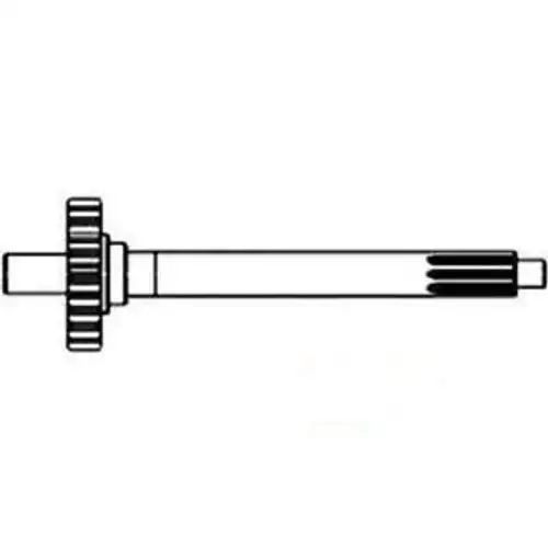 1862423M3 Shaft Trans. Input Fits Massey Ferguson 135 165 175 235 245 250 255