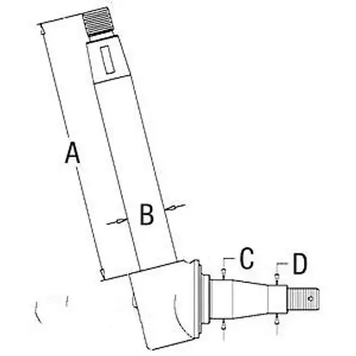 A-505644M93 Massey Ferguson Parts Spindle Lh/Rh 2500 50A 50