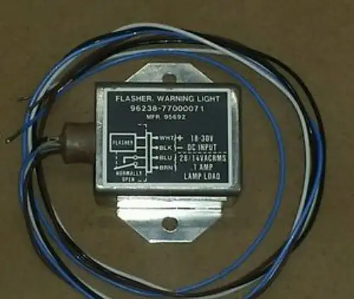 Edo Artisan 77000071 Feu d'avertissement thermique 18-30V 25/14Vacrms .1A