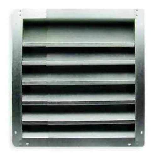 Dayton 3C974 Louver Intake 24-36 In Galvanized Steel