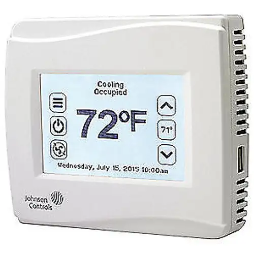 JOHNSON CONTROLS ThermostatPNP Sensor Yes TEC3312-00-000 White