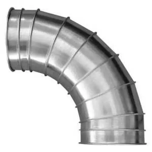 Nordfab 7 Round 90 Deg. Elbow Duct Fitting 22 ga. SS 3210-0790-207000