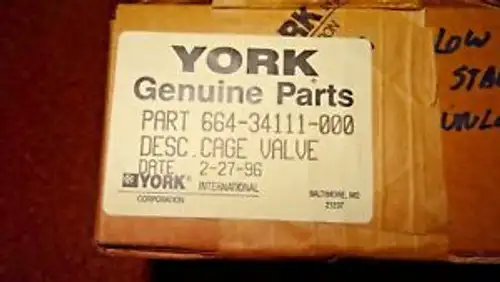 New - York 664-34111-000 Cage VALVE -