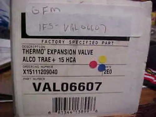 TRANE VAL06607 THERMO EXPANSION VALVE ZC-37