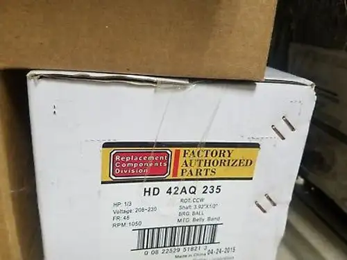 HD42AR234 Carrier Bryant Payne X13 Motor del soplador del horno de repuesto 1/2 HP