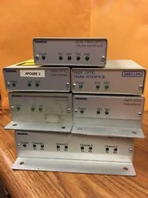 SIEMENS Landis & Gyr Fiber Optic to Trunk interface X6 Total 538-735 / 745 / 740