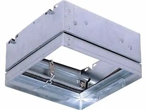 Panasonic PC-RD05C5 Galvanized Ceiling Radiation Damper for Panasonic Bath Fans