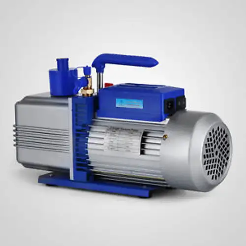 12CFM 2 Stages 1HP pompe à vide de réfrigérant HVAC double étage climatisation profonde