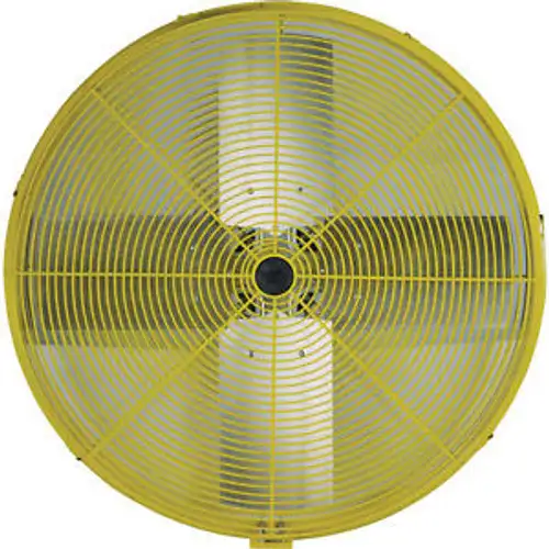 Gelber TPI-Höchstleistungslüfterkopf mit abnehmbarem Kabel - 30 Zoll 1/2 HP 9850 CFM #HDH 30-JR