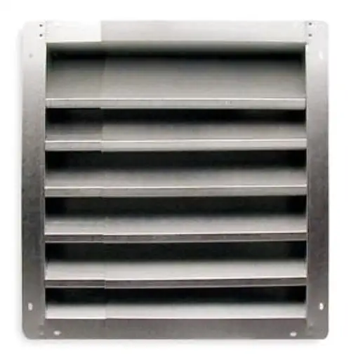 Dayton Louver Intake 36-48 In Galvanized Steel - 3C977