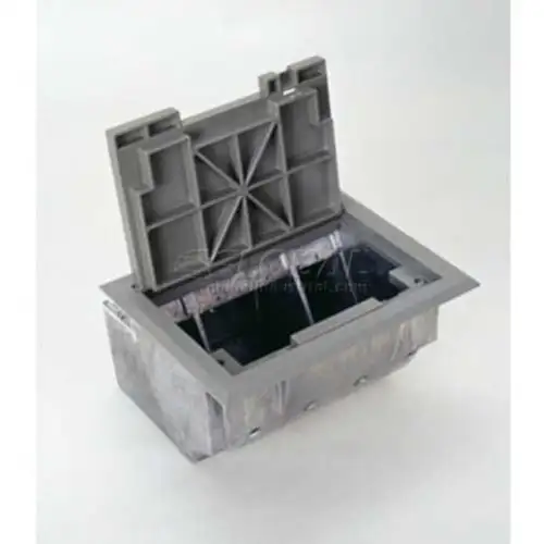Wiremold Af1-Yc Floor W/Gray Carpet Cover & Trim